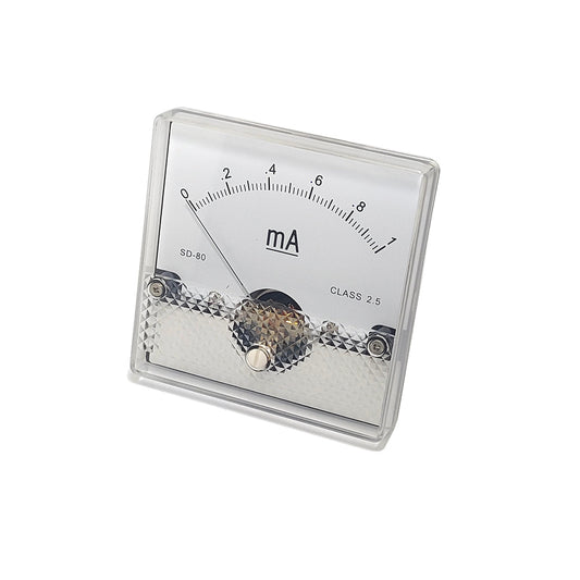 SD-80 Indicateur de panneau DC 0-1mA Classe 2.5 80x80 mm – vue 2
