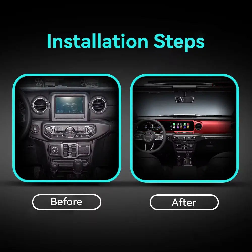 Virtual Cockpit Jeep Wrangler – double écran 2018-2024 – NOVADOMIO
