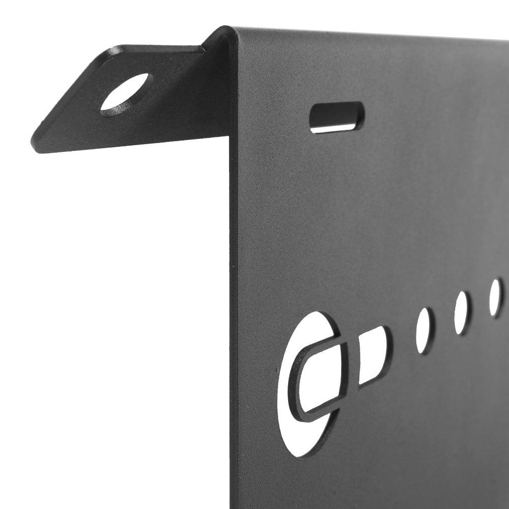 Front Bumper License Plate Mount Holder Compatible avec 2021-later Ford Bronco Accessories 2021 2022 2023 4/2 Door – vue 5