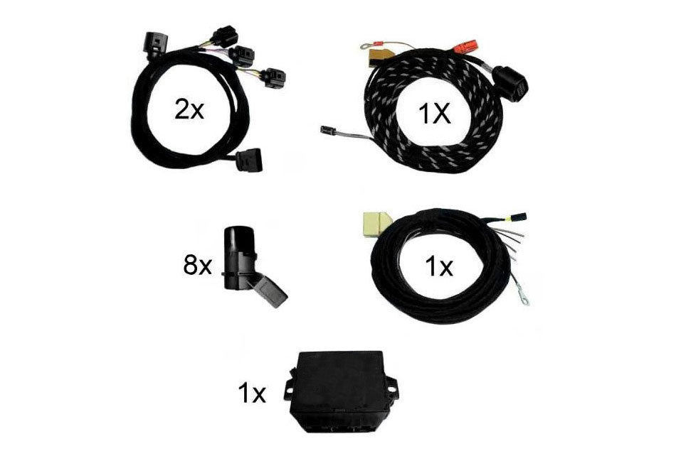 APS+ plus (optical display MMI, radio) Front + rear for Audi Q5 8R