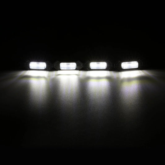 LED avant capot feu de calandre lumière blanche Retrofit avec faisceau électrique pour Toyota Tacoma 2016–2021 TRD PRO – vue