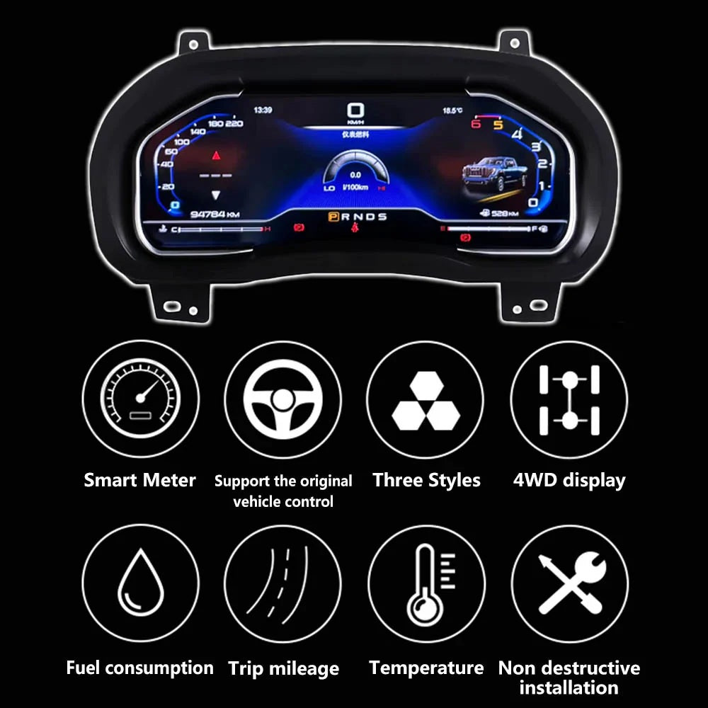 Virtual Cockpit Chevrolet / GMC Silverado / Sierra 2013-2020 LCD 12,3″ – NOVADOMIO