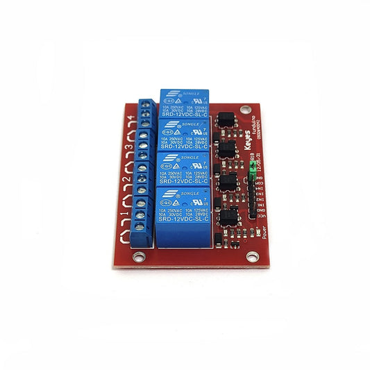 Module de relais 12 V à 4 canaux pour Arduino PIC AVR DSP ARM – vue 2