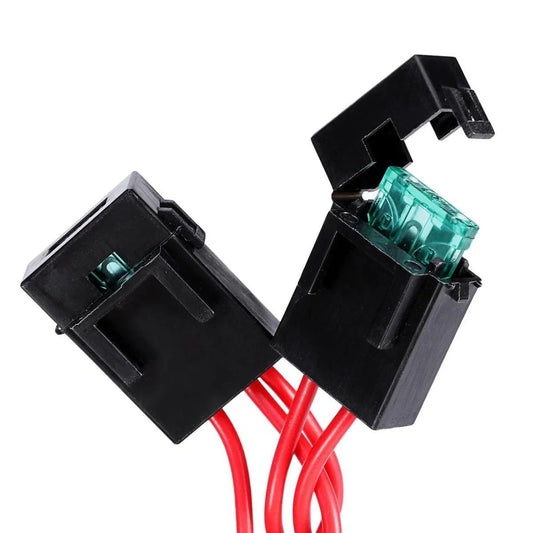 Faisceau électrique 14 AWG avec relais 40 A et interrupteur – Barre LED jusqu’à 300 W – vue 2 – NOVADOMIO