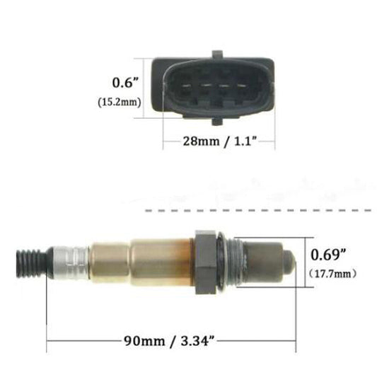 Capteur d'oxygène en amont 55563348 0258010121 pour Buick Chevrolet Trax Sonic 2013 – vue 2