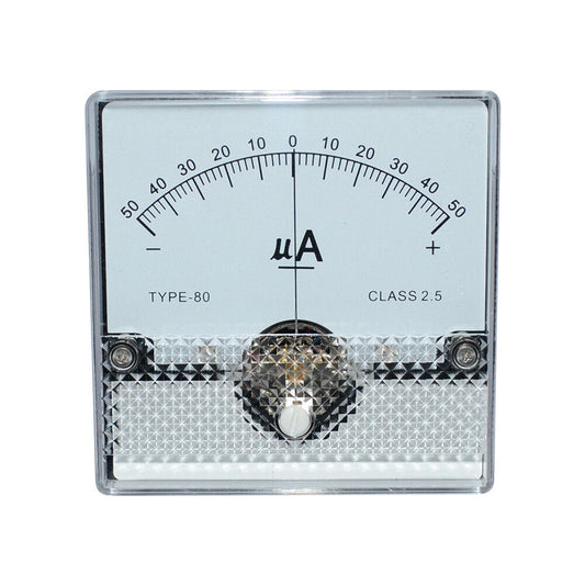 1 compteur de panneau SD-80 DC ± 50uA classe 2.5 80 x 80 mm. – vue 2