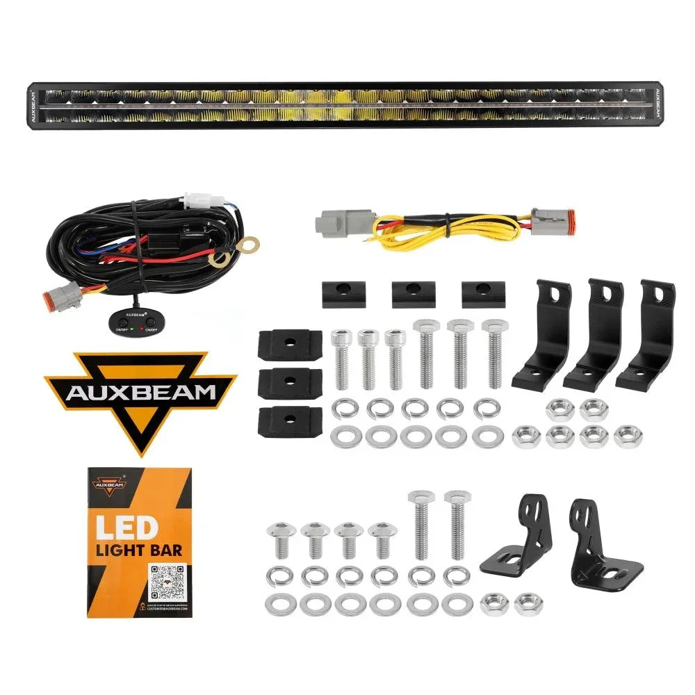 SP-DRL série 42 Inch 278W 32640LM Dual Row Off Road Barres LED avec orange&blanc DRL – vue 14