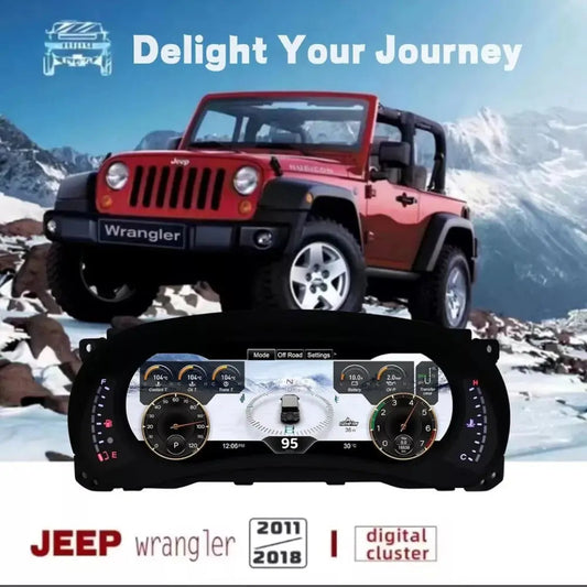 Virtual Cockpit Jeep Wrangler 2010-2018 – LCD 12,3″ – vue 2 – NOVADOMIO