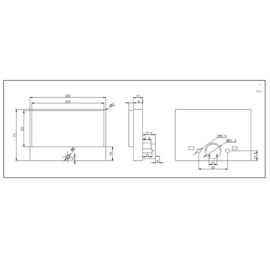 Appareils de mesure H-10050 à fond noir et vert VU (DC 500uA) avec rétro-éclairage – vue 2