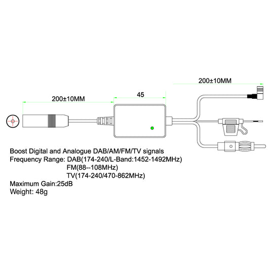 AMPIRE répartiteur actif d’antenne DAB+ – vue 2 – NOVADOMIO
