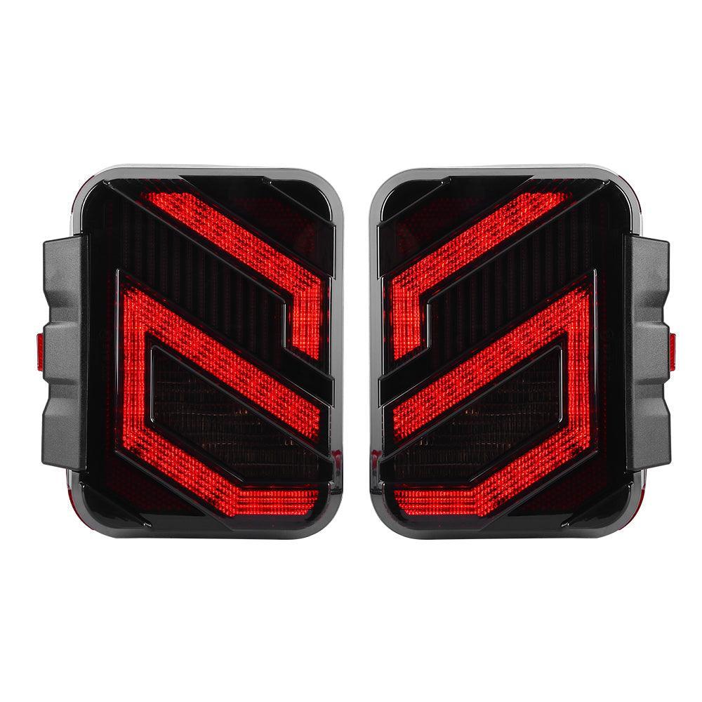 Tail Lights Compatible avec Jeep Gladiator JT 2020-2024 Unique S Shaped Design – vue 6