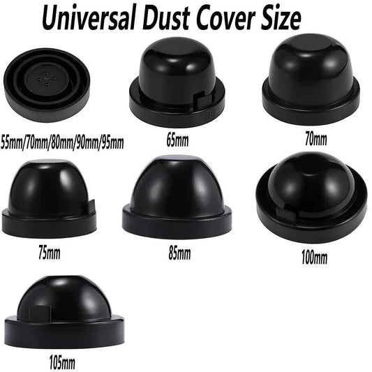 Lot de 2 65 mm universel automobile éclairage cache d’étanchéité Dust caches – vue 2 – NOVADOMIO