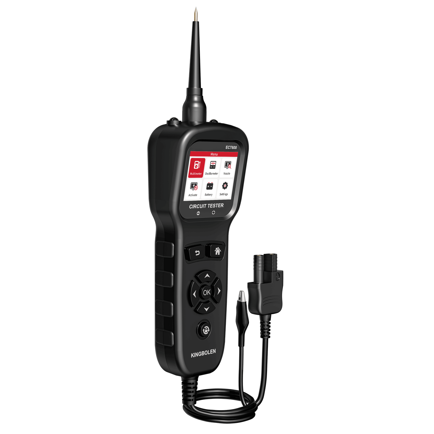 Testeur de circuit automobile KINGBOLEN ECT600 12/24 V – Câble 10 m – image produit 12 | NOVADOMIO