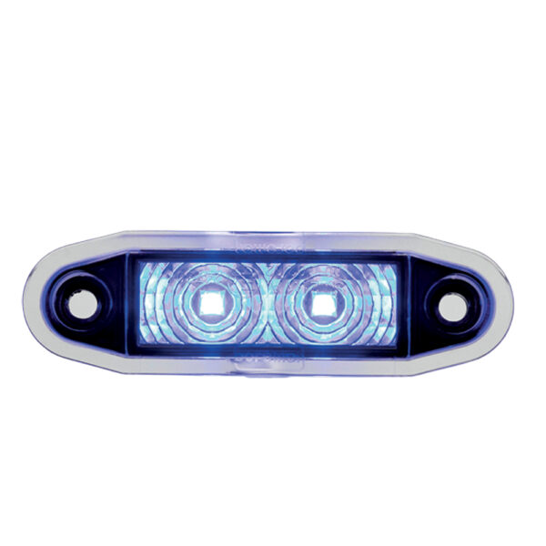 Boreman Easy Fit LED Blue Flush Fit Lamp. 50cm Cable. – 1001-4500-B - photo 1