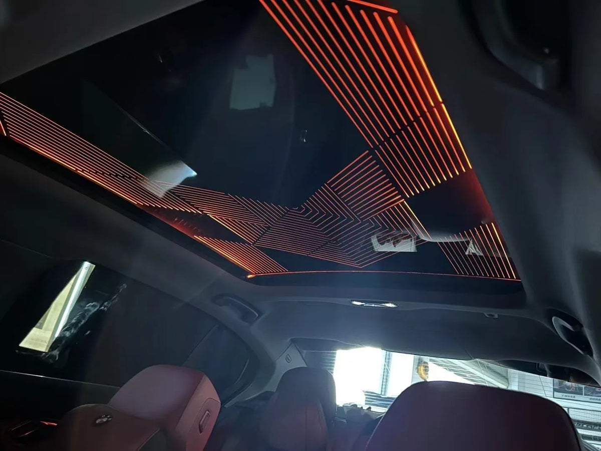 Film lumineux ciel étoilé BMW Série 5 G30 – toit ouvrant – photo 6