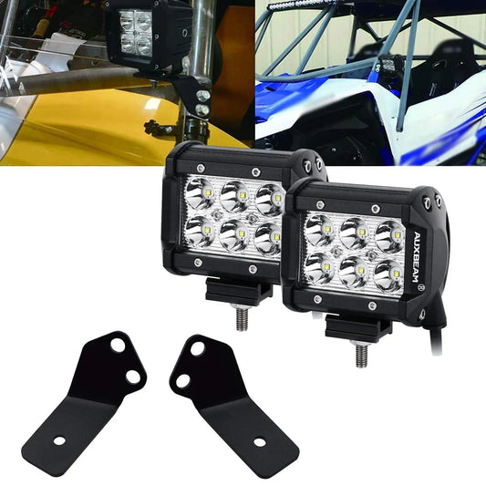 4″ Classic-SM série double rangée Projecteurs LED compacts Spot/faisceau large & montant A support de montage pour 2016–2021