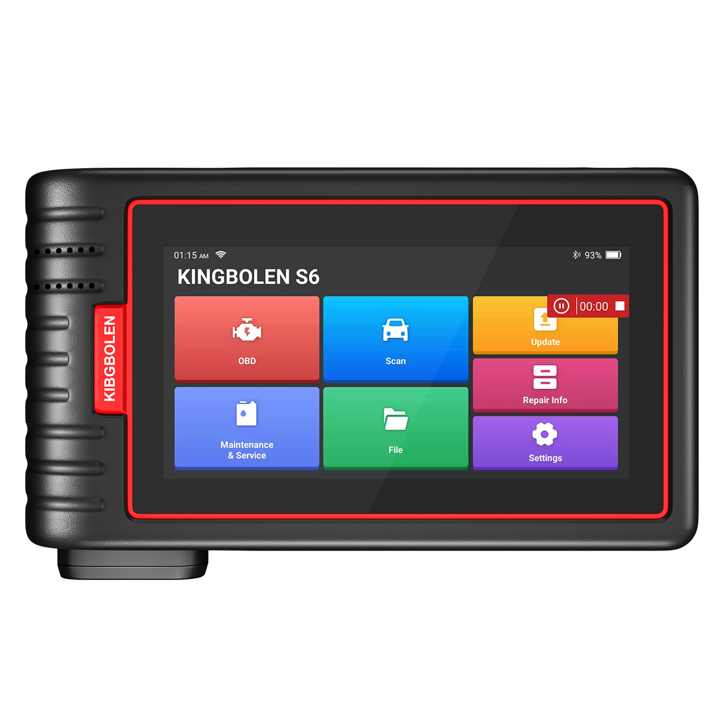 KINGBOLEN S6 – Scanner OBD2 Bluetooth, 28 fonctions de service
