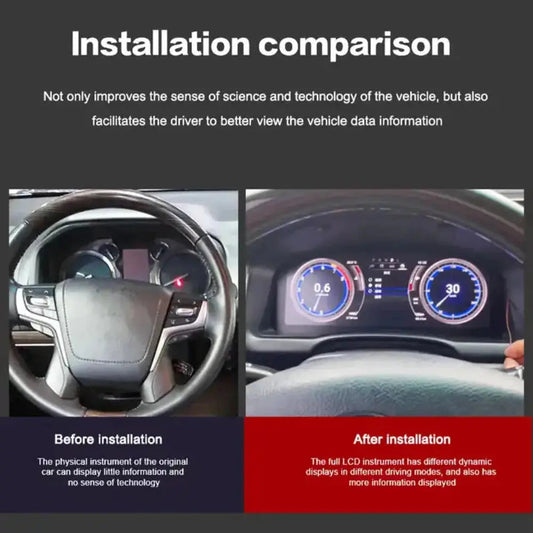 Virtual Cockpit Toyota Land Cruiser Prado 2004-2009 LCD 12,3″ – NOVADOMIO