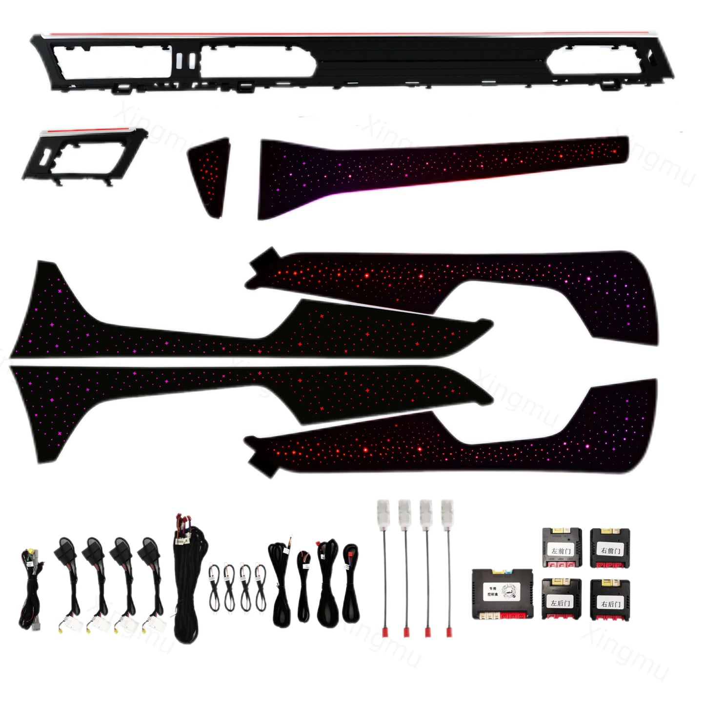 Kit éclairage LED d’ambiance intérieur pour Audi A6 C8 RS6 (2019-2024) – vue 8