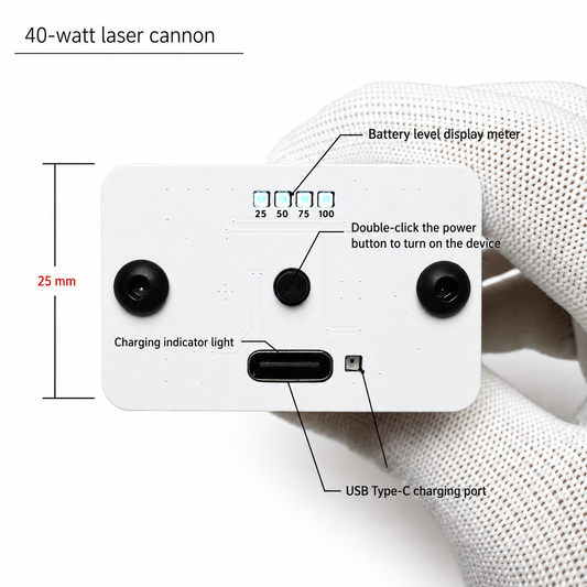 Allumeur laser portable 40 W-PLUS 40 W - Type-C rechargeable – vue 2