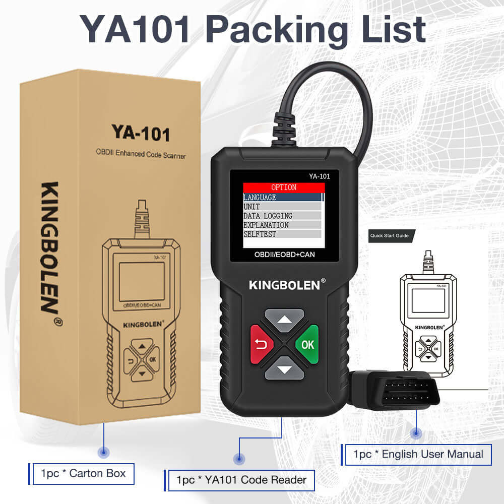 Lecteur de code OBD2 KINGBOLEN YA101 – Voyant moteur – image produit 8 | NOVADOMIO
