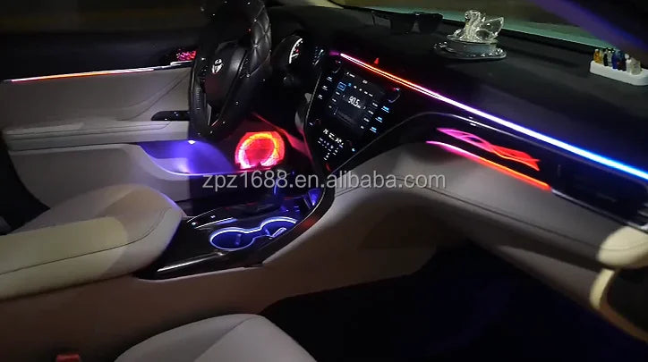 Kit LED d’ambiance Toyota Camry 2018–2023 – 64 couleurs – photo 5
