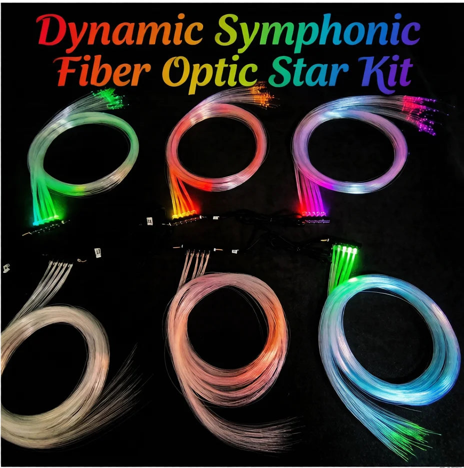 Kit ciel étoilé panoramique – fibres optiques dynamiques – photo 1