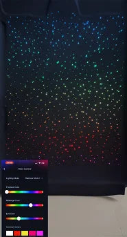 Kit ciel étoilé fibre 0,5 mm – scintillement multicolore – photo 2