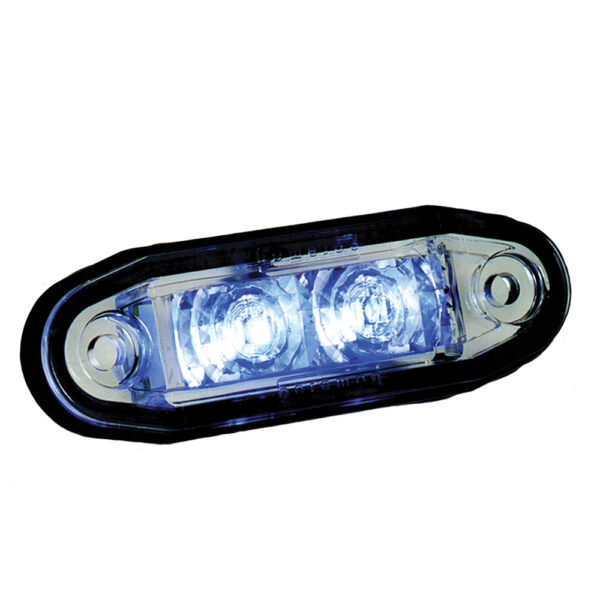 Boreman 0.5m BLUE LED OBLONG MARKER LAMP. – 1001-3005B - photo 1