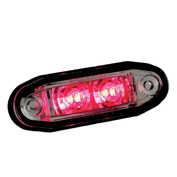 Boreman 3m RED LED OBLONG MARKER LAMP. – 1001-3006-R - photo 1
