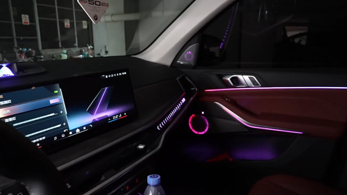 Éclairage d’ambiance et tweeters BMW X5 G05 G18 2024 – Symphony – photo 3