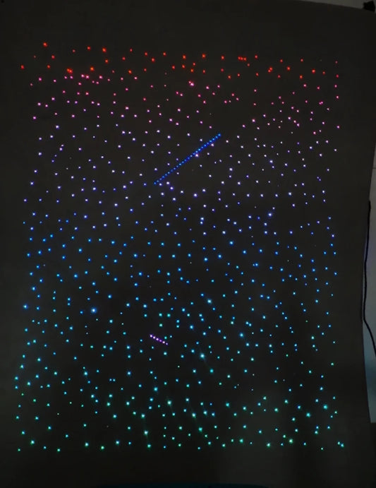 Pare-soleil ciel étoilé Tesla Model Y 2025–2026 – fibre optique – photo 2