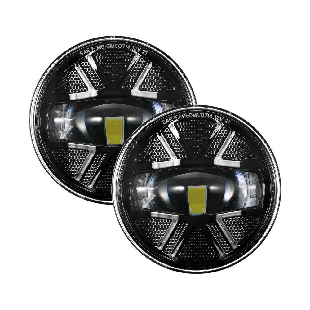 (2pcs/set) 48W LED Fog Lights DOT Approved pour 2007-2013 GMC Sierra 1500 / 2007-2014 Sierra 2500HD 3500HD (noir) – vue 13