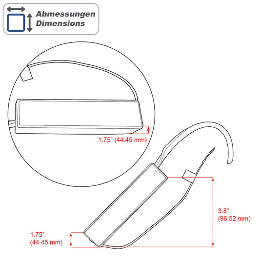 RETROSOUND antenne de pare-brise active (AM/FM radio) – vue 2 – NOVADOMIO