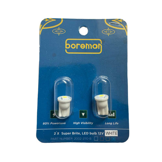 Boreman 2 x 12v Clear LED Super Brite Bulb. – 2002-2110-W - photo 1
