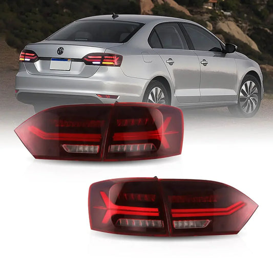 LED bloc de feux arrière avec Full LED séquentiel clignotant pour 2011–2014 Volkswagen Jetta/Sagitar 6th Gen (A6) – vue 2