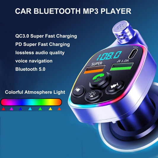 Récepteur Bluetooth de voiture, lecteur MP3 sans perte, convertisseur USB de musique de voiture, chargeur super rapide…