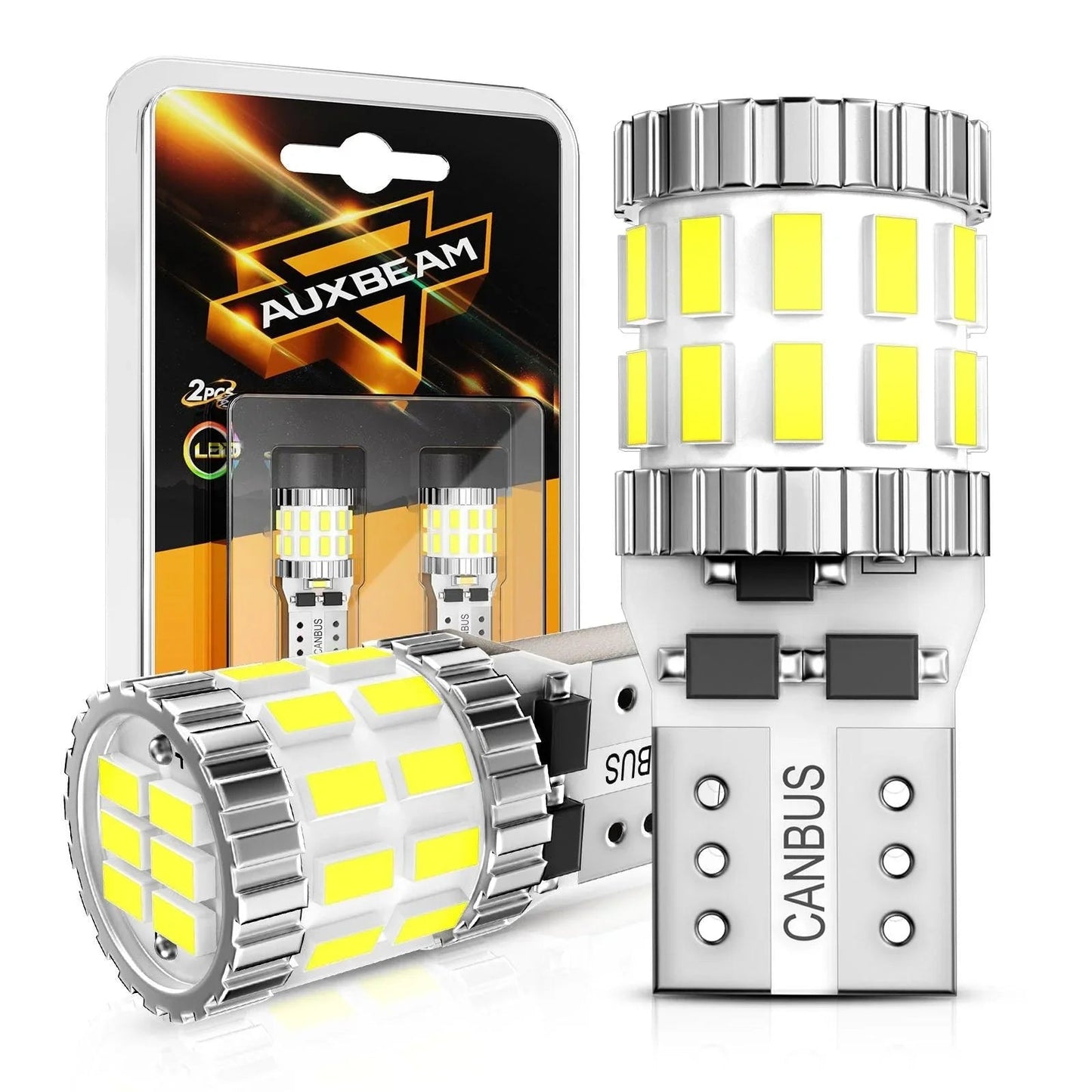 168 2825 W5W T10 Ampoules LED pour plaque, feux latéraux et intérieur 3W 400% plus lumineux Canbus Error Free blanc B1 série…