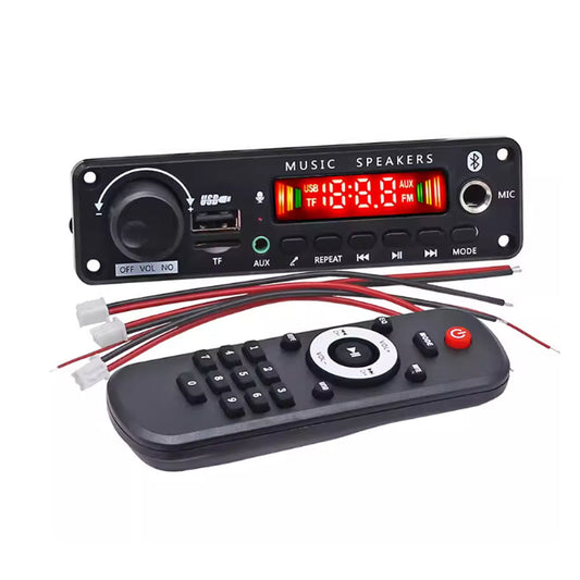 Affichage LED numérique de voiture MP3 APE USB TF FM carte décodeur module Audio sans fil – vue 2