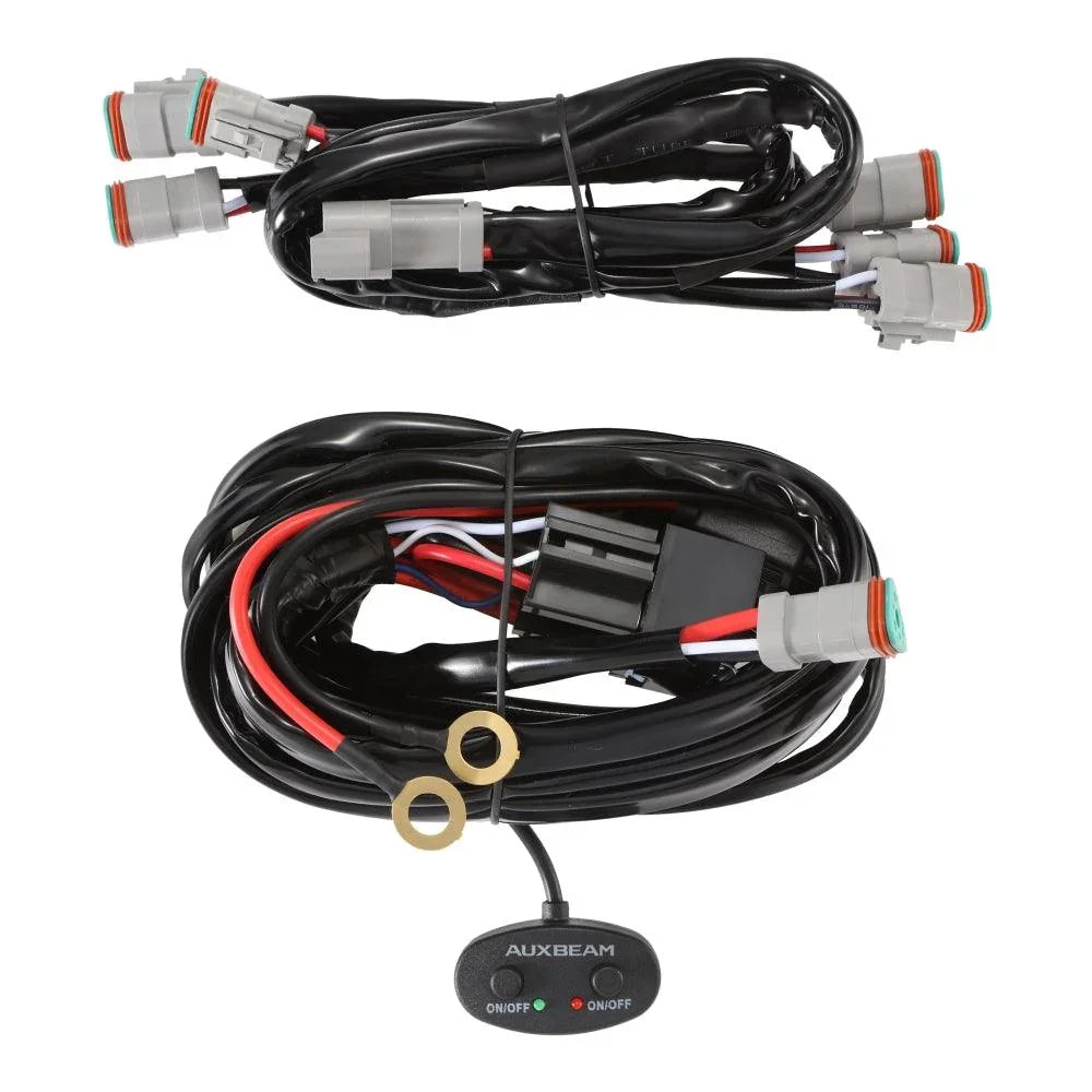 6-Projecteurs LED compacts Power Wiring Harness Kit avec 3 PIN DT Plug – vue 11