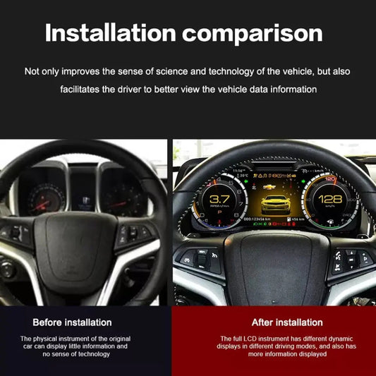 Virtual Cockpit Chevrolet Camaro 2010-2015 – LCD 12,3″ – vue 2 – NOVADOMIO