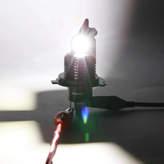 Kit d’ampoules LED feux de route/croisement H4/9003 Q10 série sans ventilateur&sans fil 1: 1 format halogène 6 500 K pour