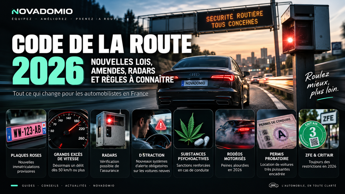 Code de la route 2026 : nouvelles lois, amendes, radars et règles à connaître