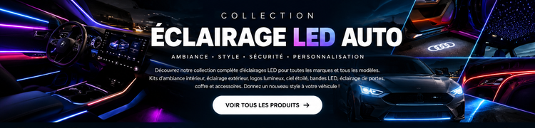 Kits LED automobile multimarques NOVADOMIO, éclairage d’ambiance et ciel étoilé