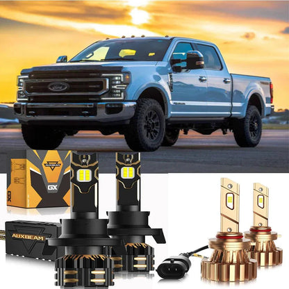 pour 2005-2010 Ford F-250 Super Duty H13 Ampoules de phare LED – vue 22 – NOVADOMIO