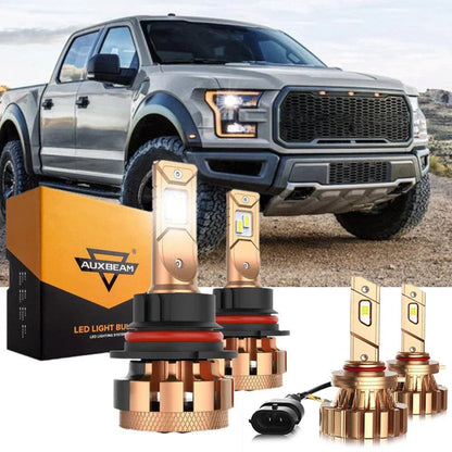 pour 2004 Ford F150 Heritage F-16 Plus série 9007 CANbus intégré qualité automobile 14000LM Ampoules LED kit feux de route /