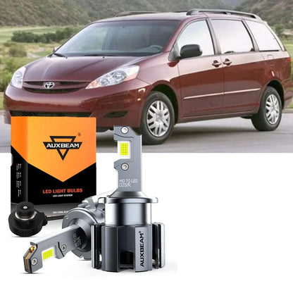 Pour 2006–2010 Toyota Sienna 9005 D2S kit d’ampoules LED de phare – vue 14 – NOVADOMIO