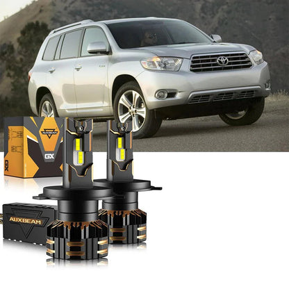 H4 Ampoules de phare LED pour Toyota Highlander 2008–2010 – vue 12 – NOVADOMIO