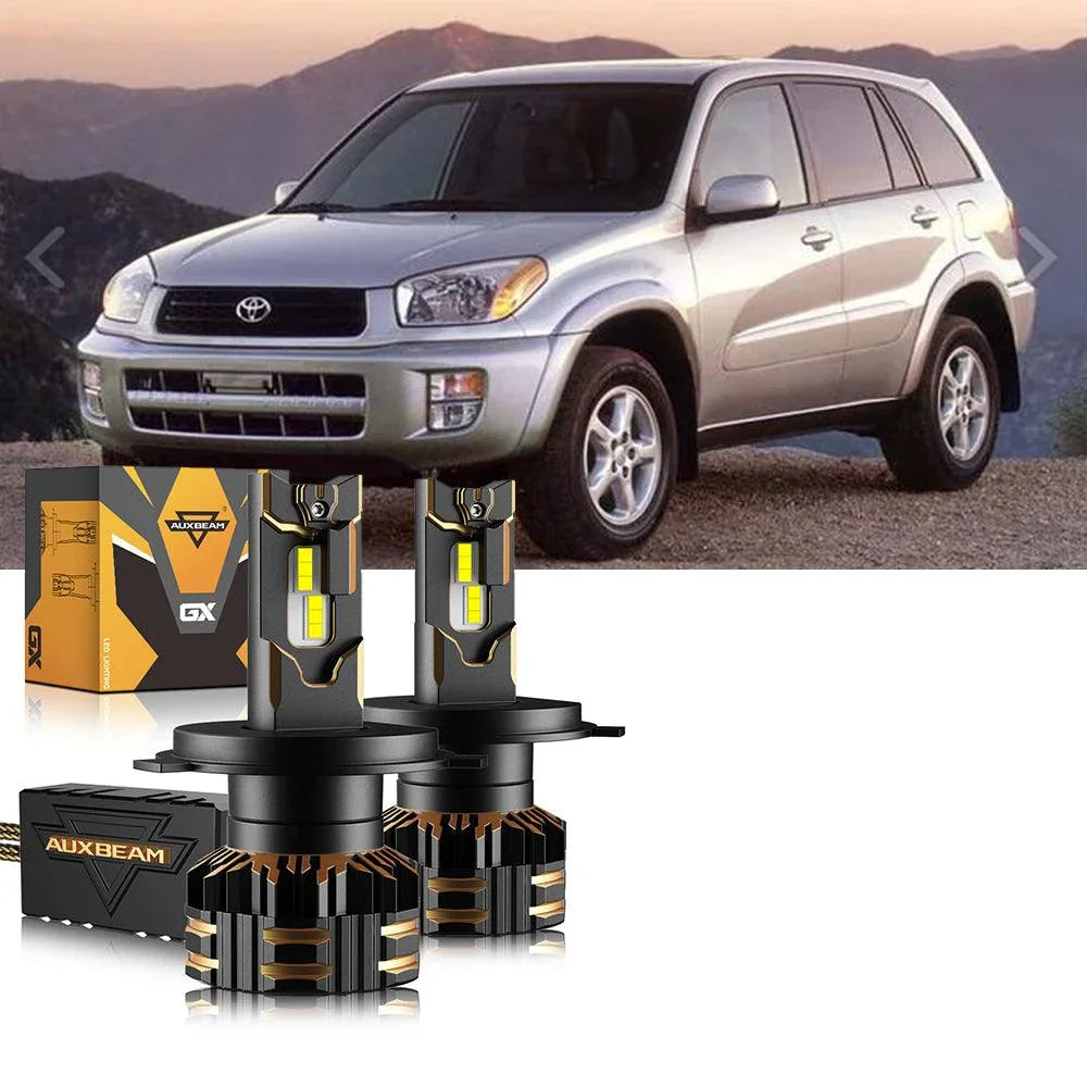 pour 2001-2005 Toyota RAV4 H4 Ampoules de phare LED Bundle – vue 12