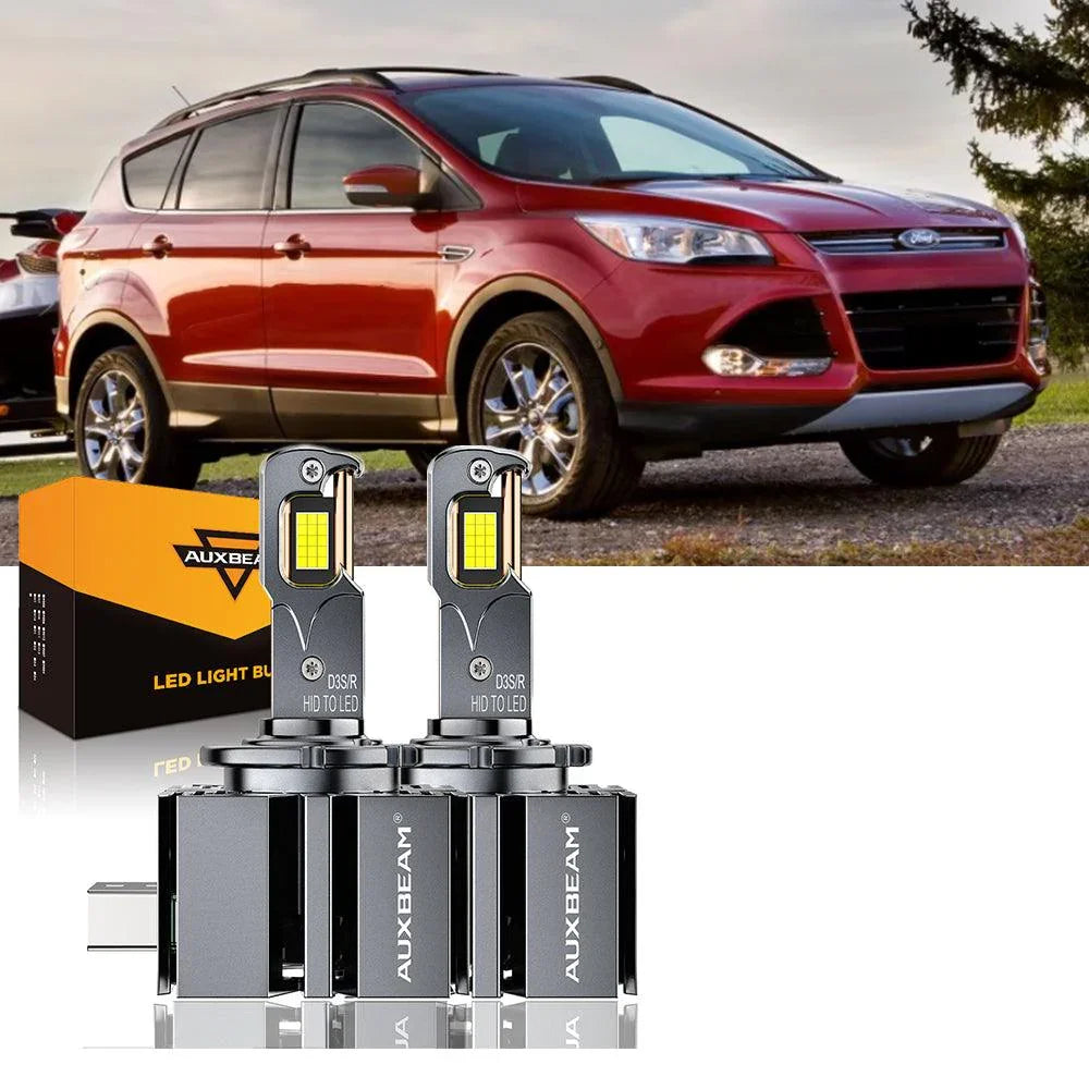 pour 2013-2016 Ford Escape H1 D3S Ampoules de phare LED Bundle avec HID Headlamps – vue 14